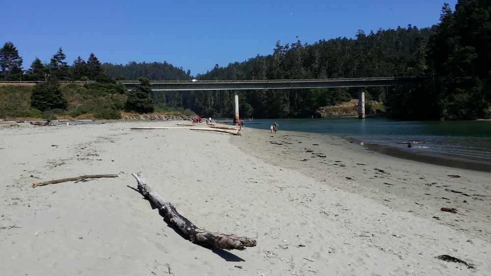 Big River Beach, Mendocino, CA California Beaches