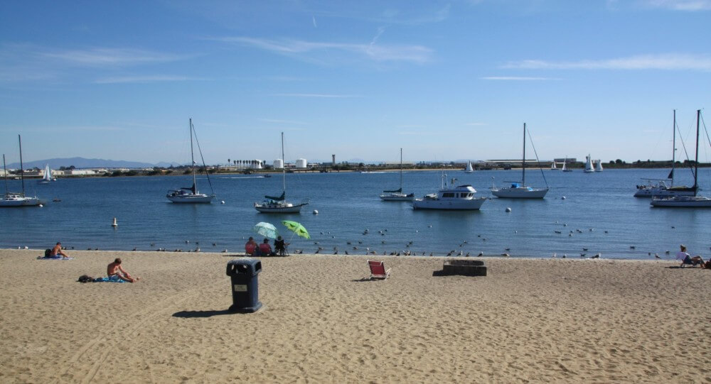 Shelter Island Shoreline Park San Diego Ca California Beaches