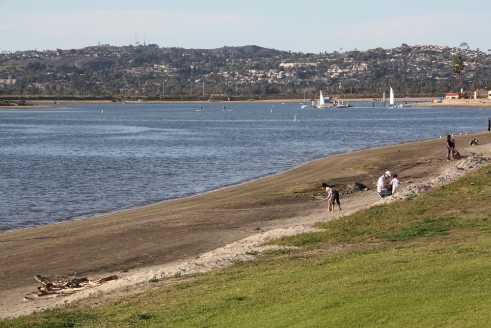 Tecolote Shores Park on Mission Bay