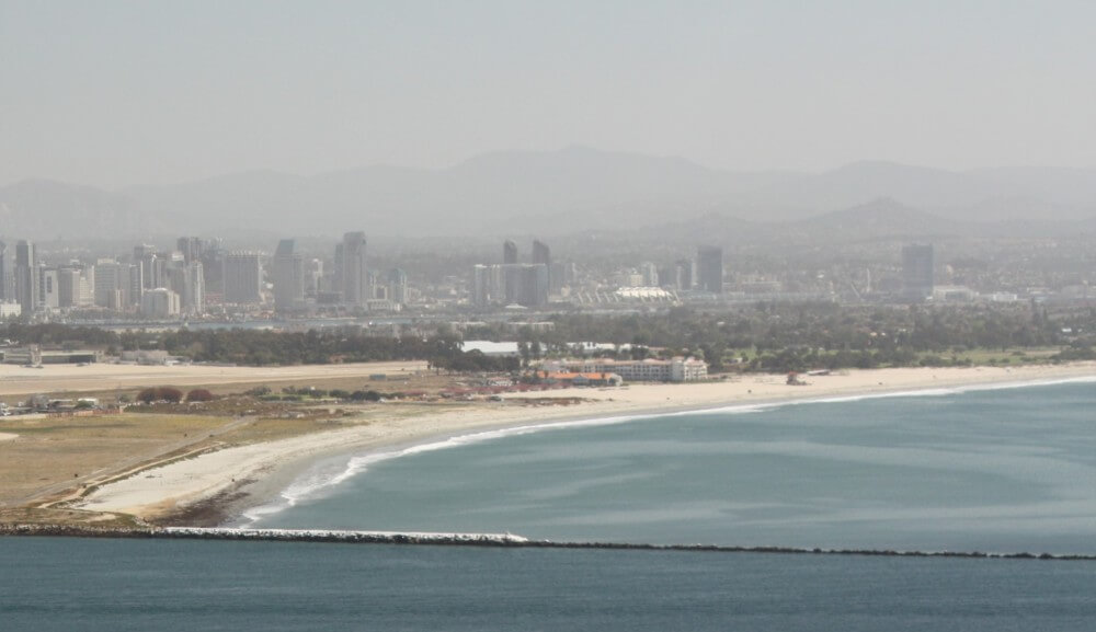 Breakers Beach at Naval Air Station North Island in Coronado, CA