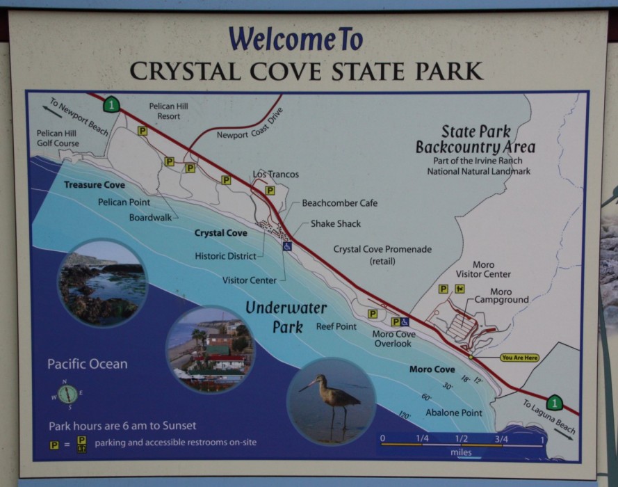 crystal cove parking lot