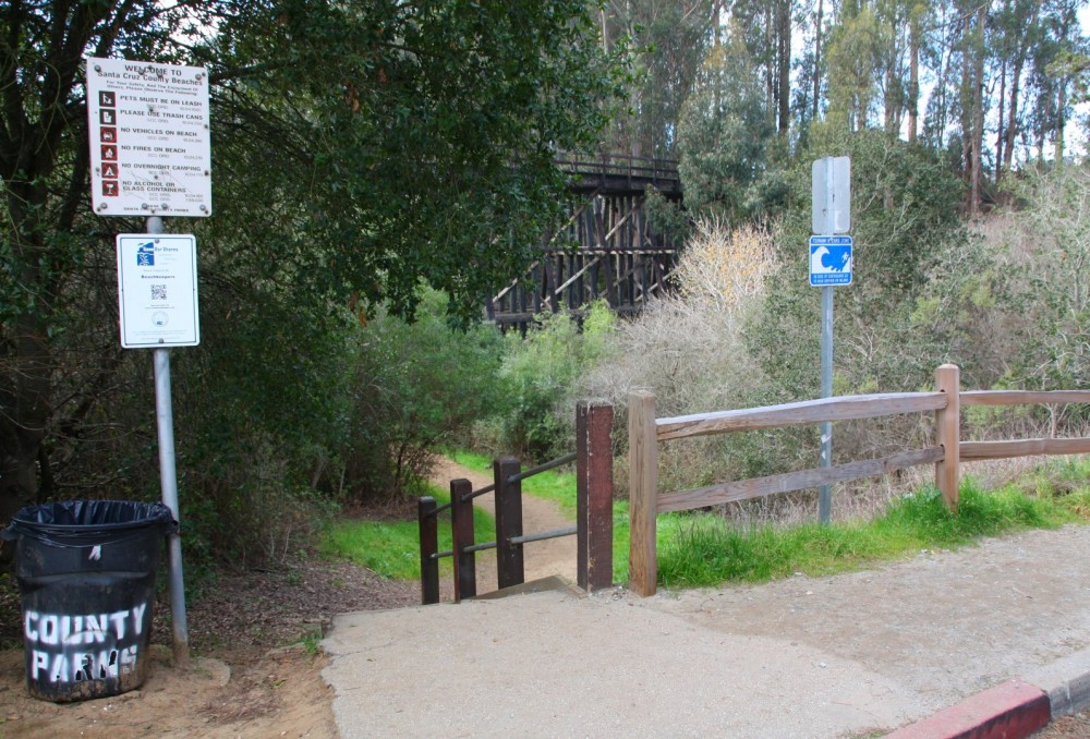 Sumner & Dolphin Beach (Beer Can Beach) in Aptos, CA California Beaches