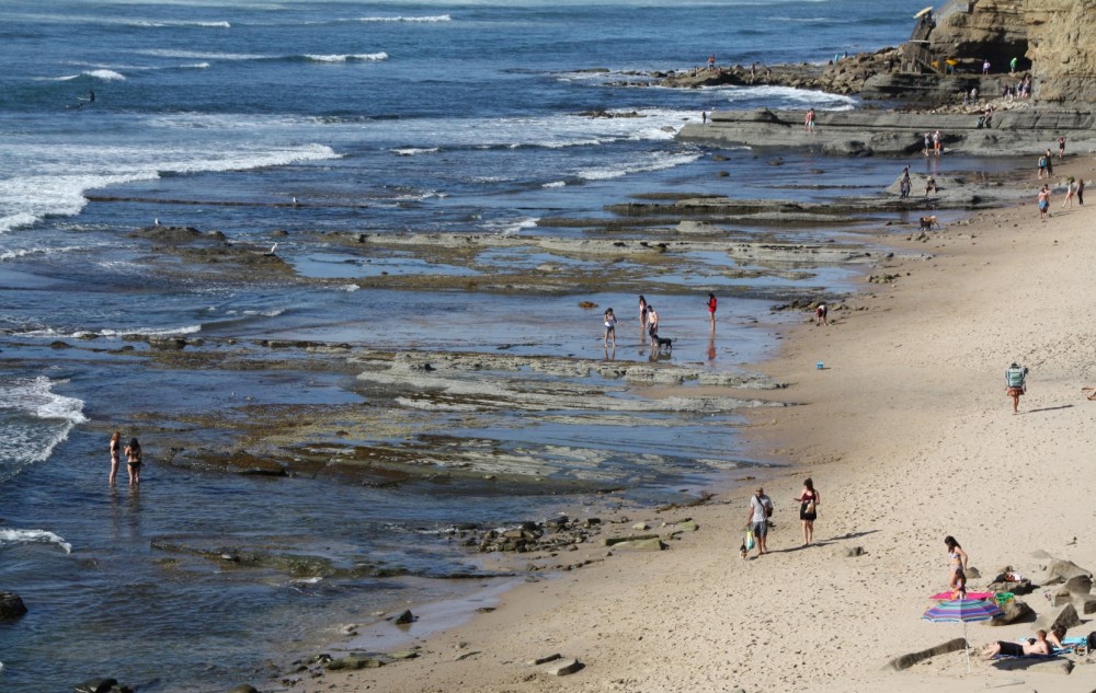 Sunset Cliffs Beach (Garbage Beach)