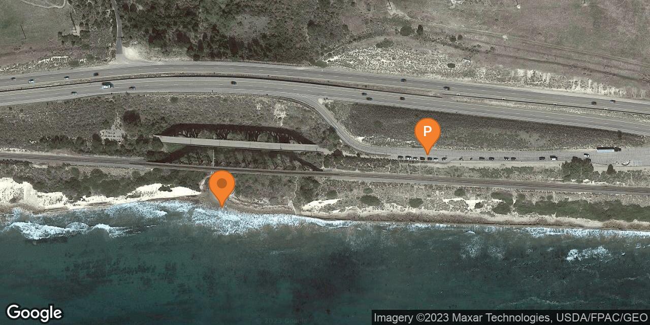 Map of Arroyo Hondo Beach