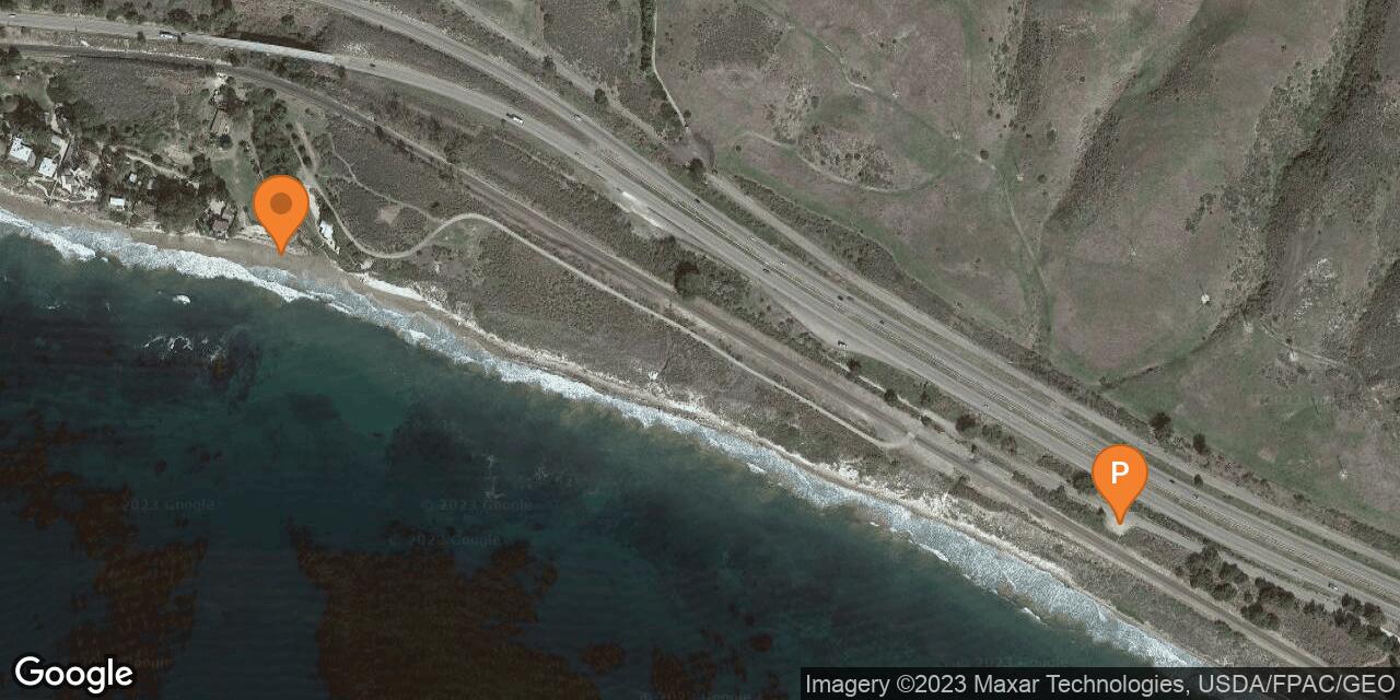 Map of Arroyo Quemada Beach