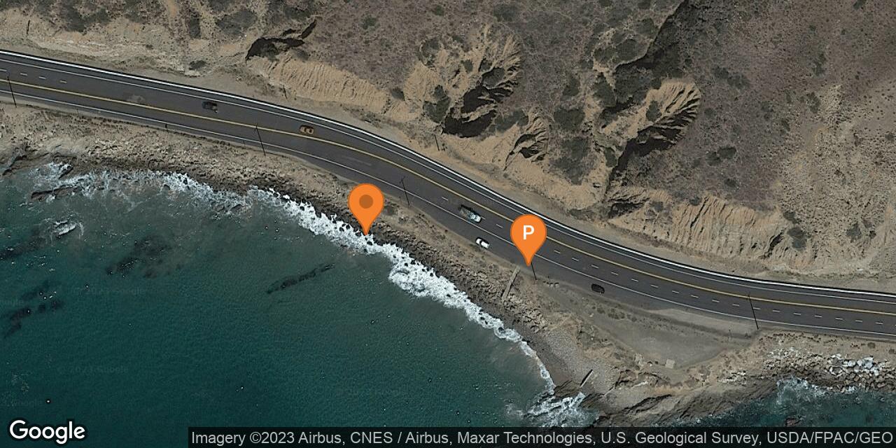 Map of Bass Rock Beach