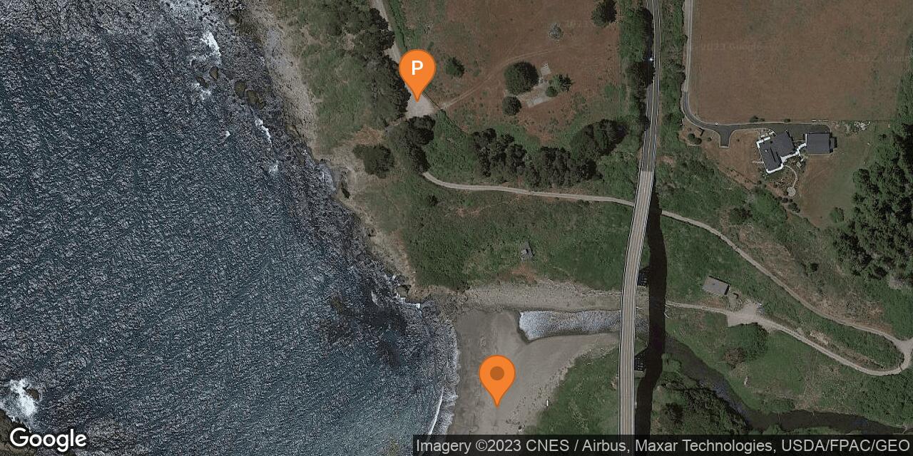 Map of Big Salmon Creek Beach