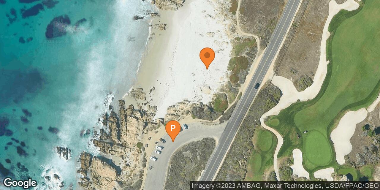 Map of Bird Rock Beach