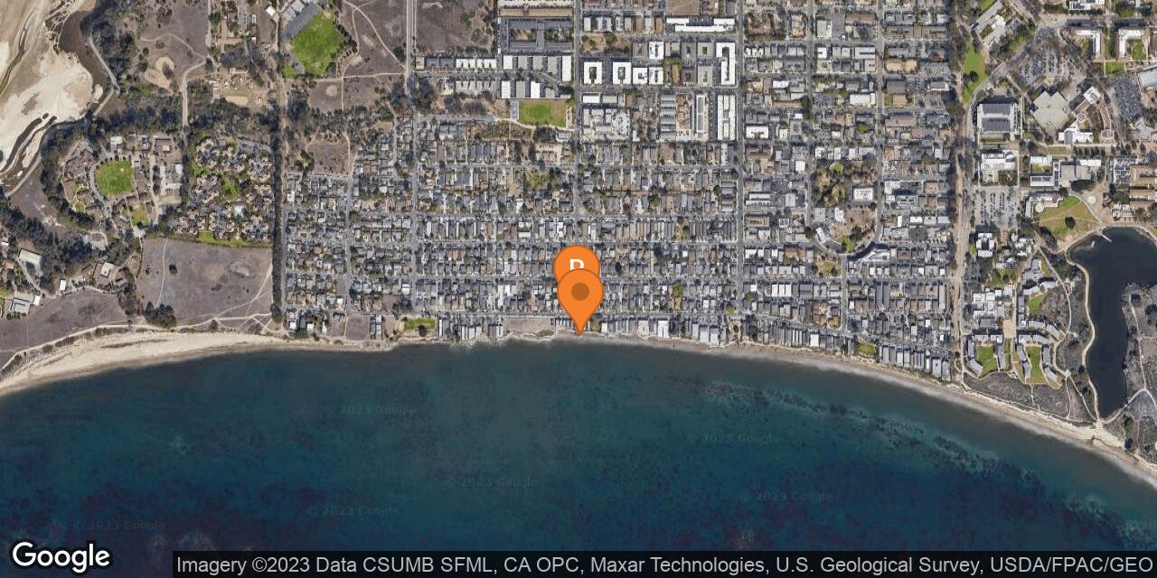 Map of Camino Del Sur Beach Access