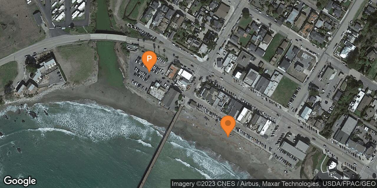 Map of Cayucos State Beach