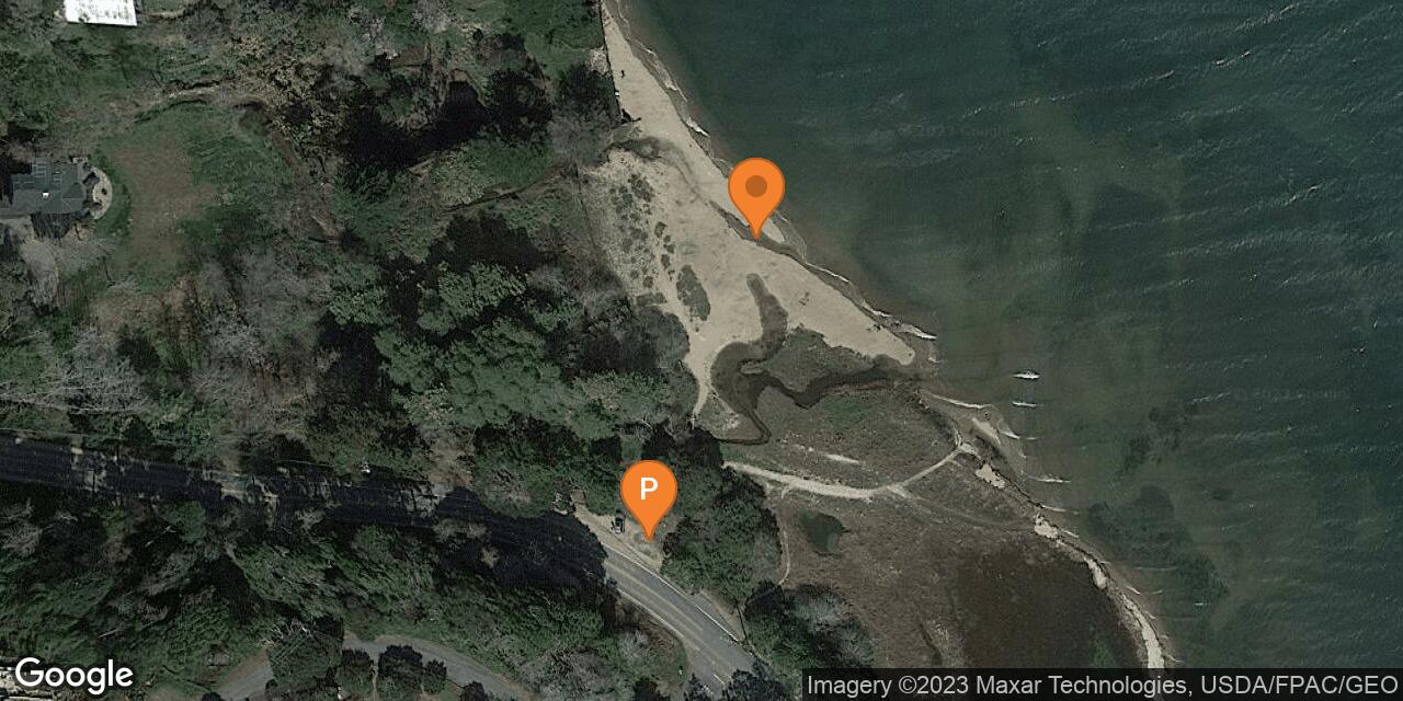 Map of Chicken Ranch Beach