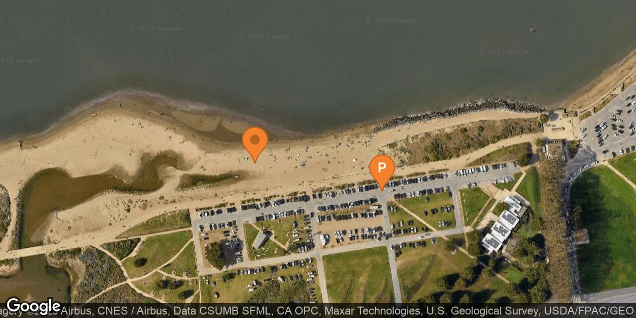 Map of Crissy Field - East Beach