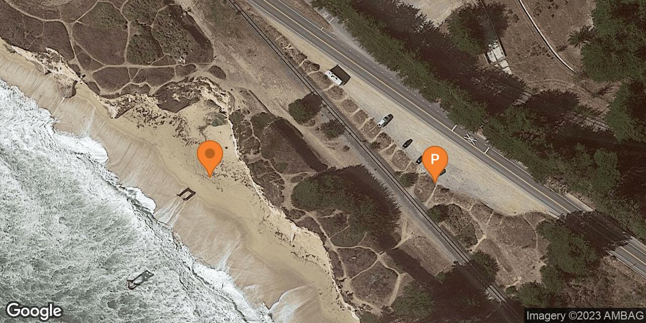 Map of Davenport Pier Beach