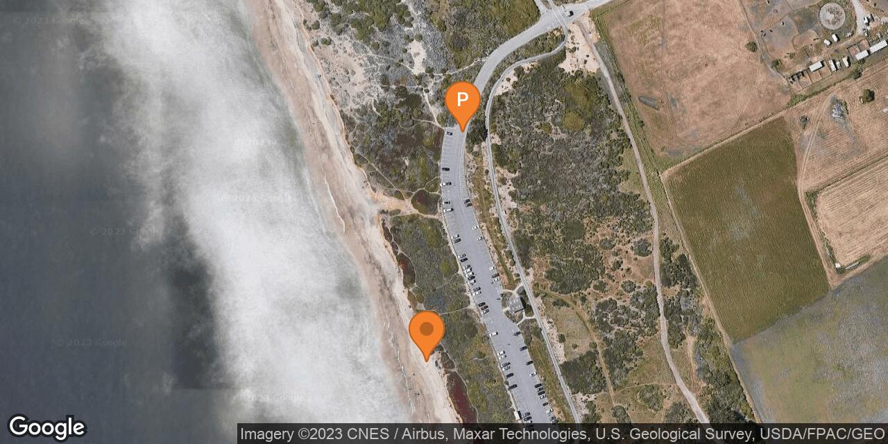 Map of Dunes Beach at Half Moon Bay State Beach