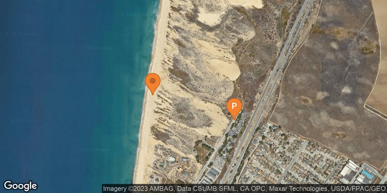 Map of Marina Dunes Beach