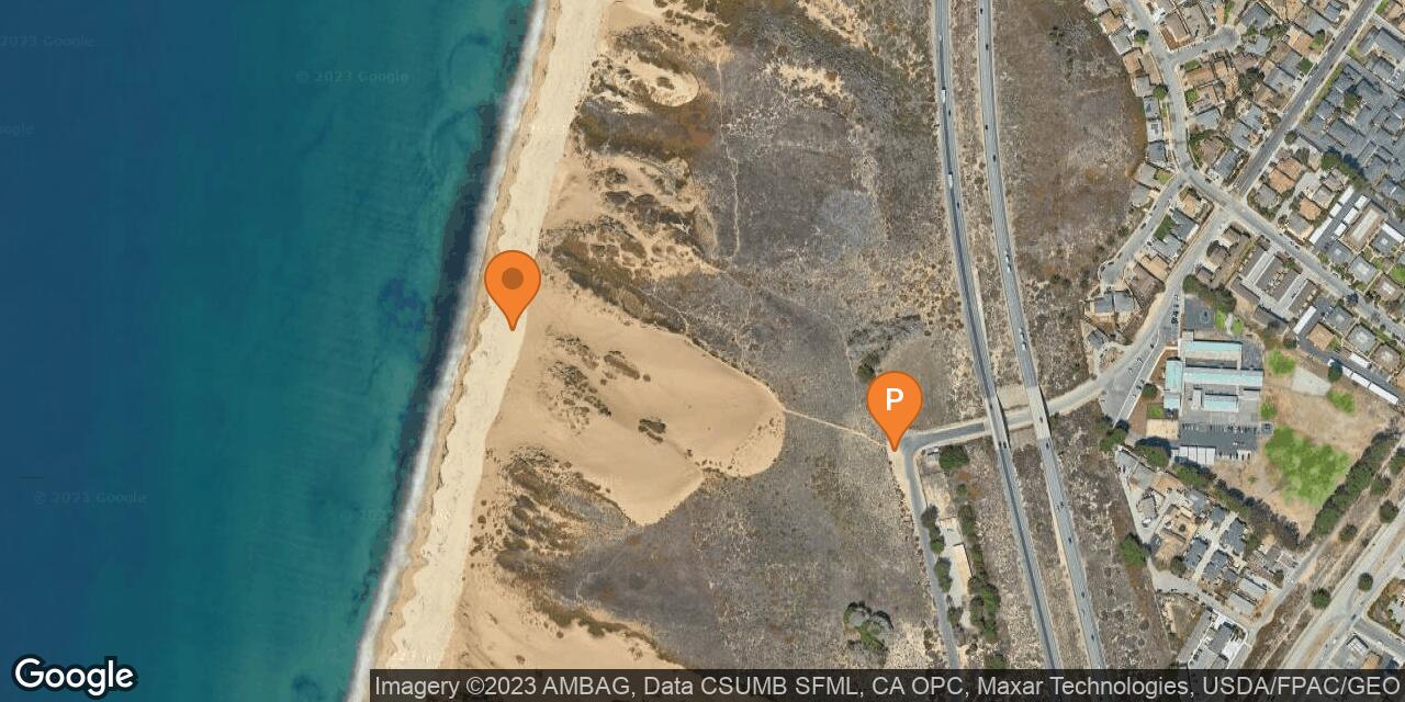 Map of Marina State Beach – South Beach