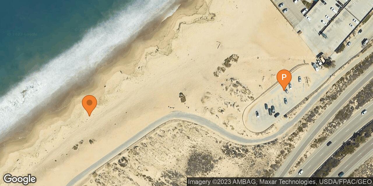 Map of Monterey State Beach – Roberts Beach