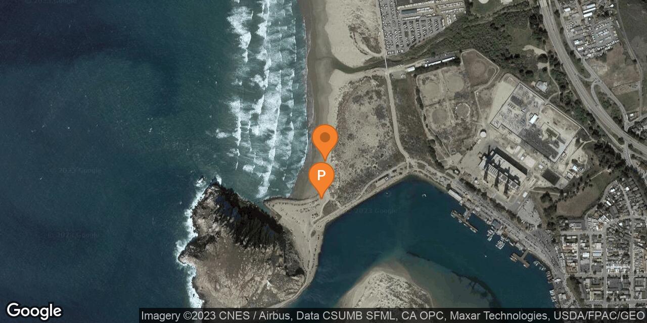 Map of Morro Rock City Beach