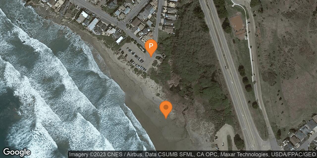 Map of Morro Strand State Beach – North Beach