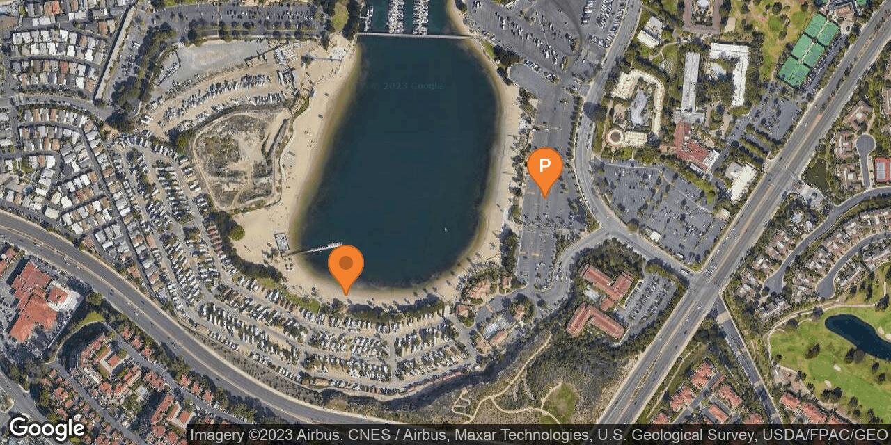 Map of Newport Dunes Resort Beach