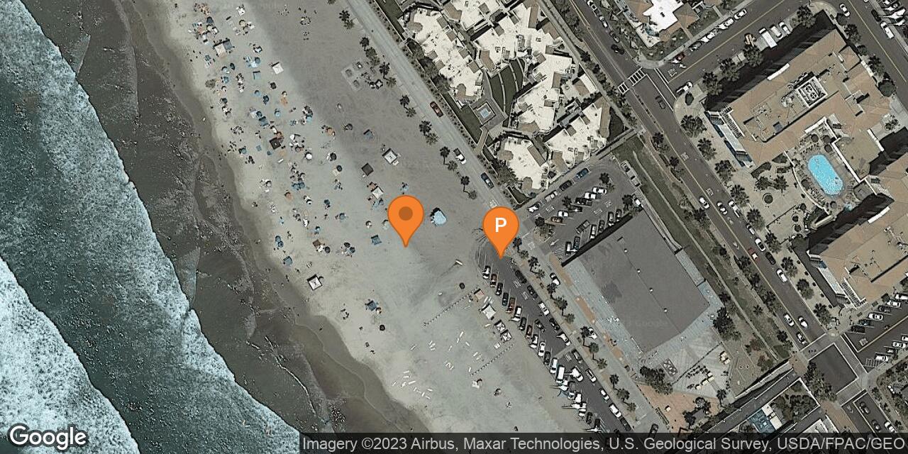 Map of Oceanside Pier View North Beach