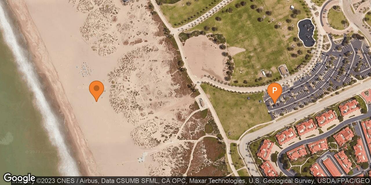 Map of Oxnard Beach Park