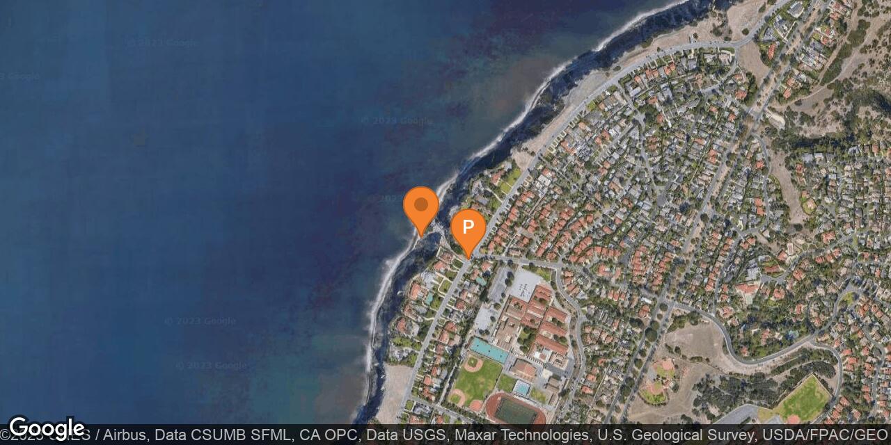 Map of Palos Verdes Estates Shoreline Preserve Beach