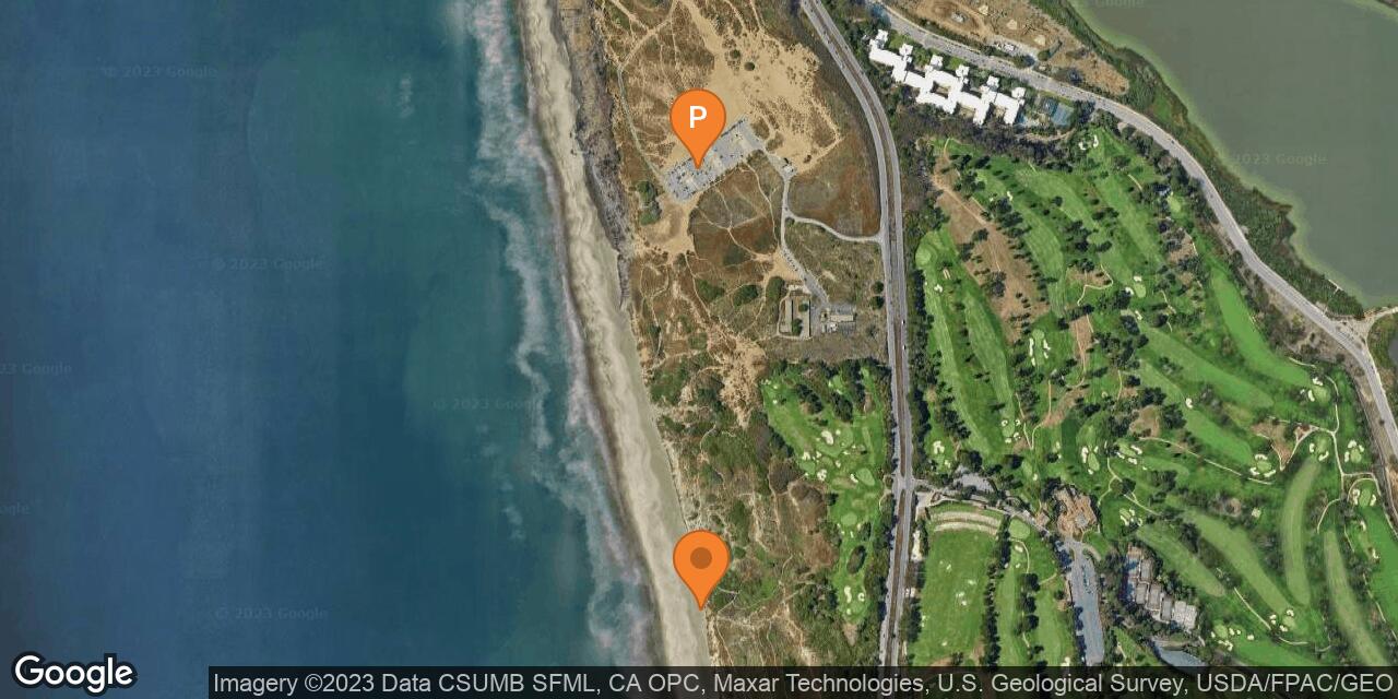 Map of Phillip Burton Memorial Beach