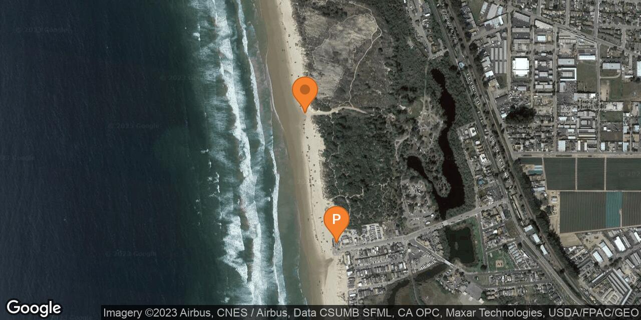 Map of Pismo State Beach – Oceano Beach