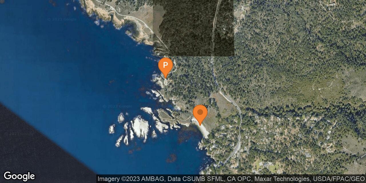 Map of Point Lobos SNR – Gibson Beach