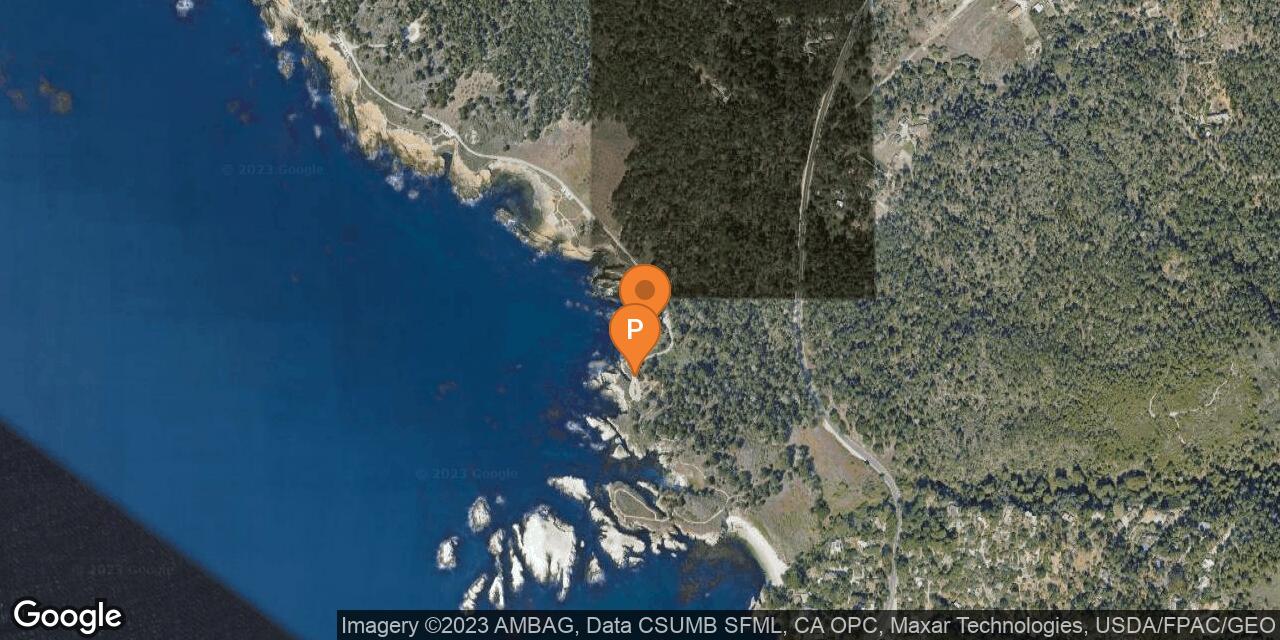 Map of Point Lobos SNR - Hidden Beach