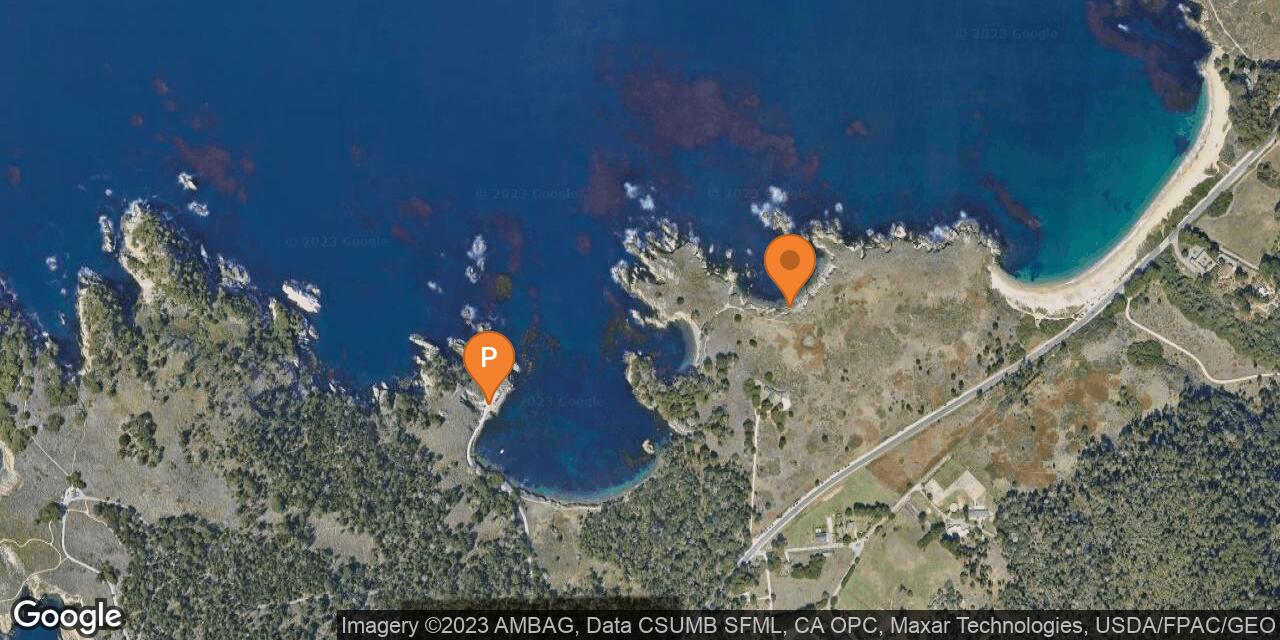 Map of Point Lobos SNR – Moss Cove