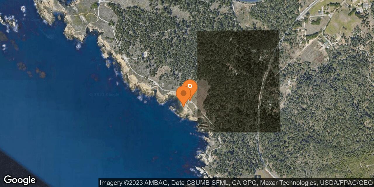 Map of Point Lobos SNR – Weston Beach