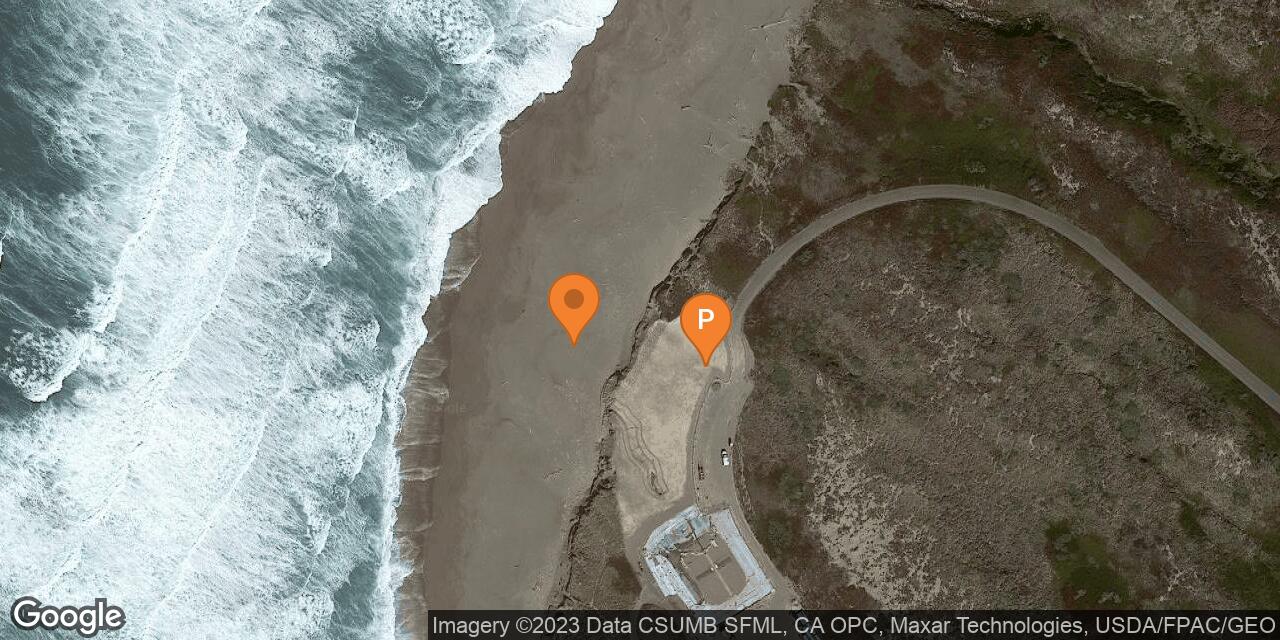 Map of Point Reyes South Beach
