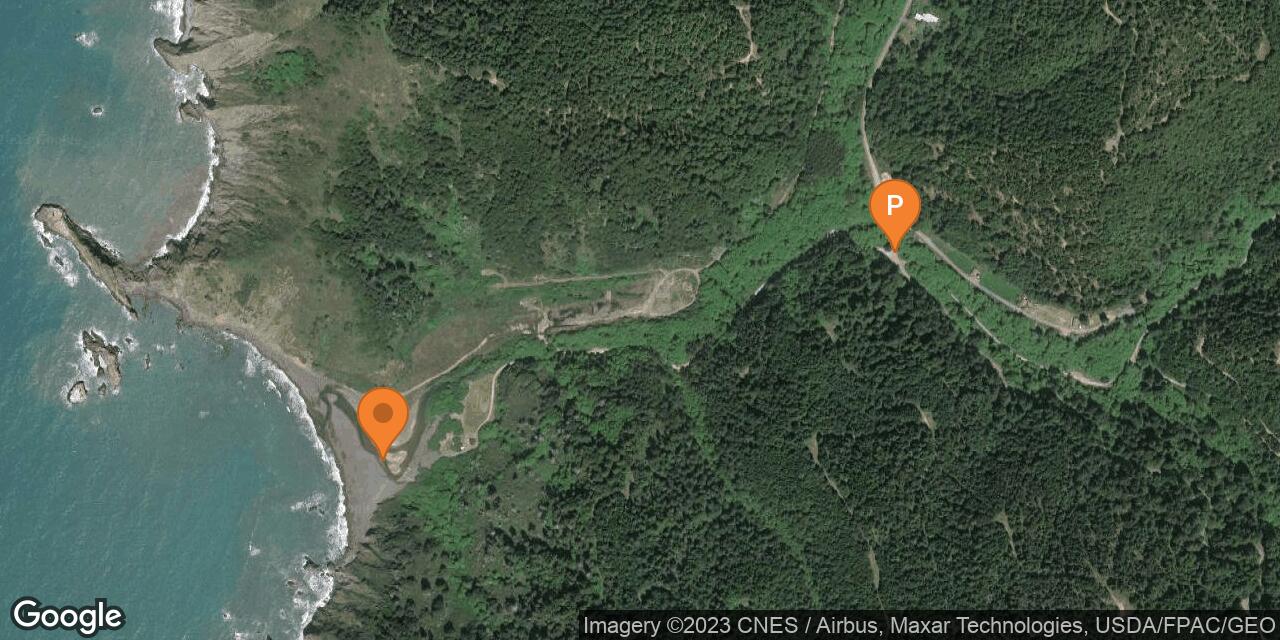 Map of Rockport Bay Beach