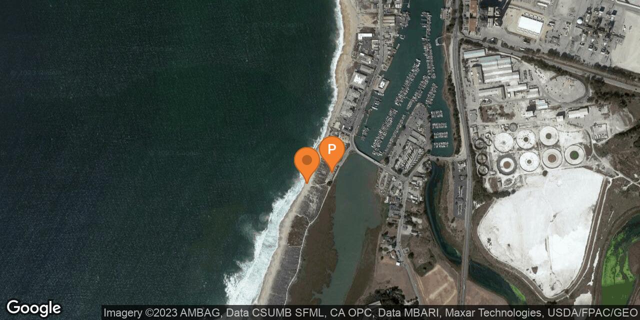 Map of Salinas River State Beach – Moss Landing Entrance