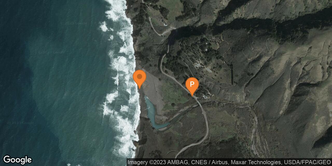 Map of San Carpoforo Creek Beach