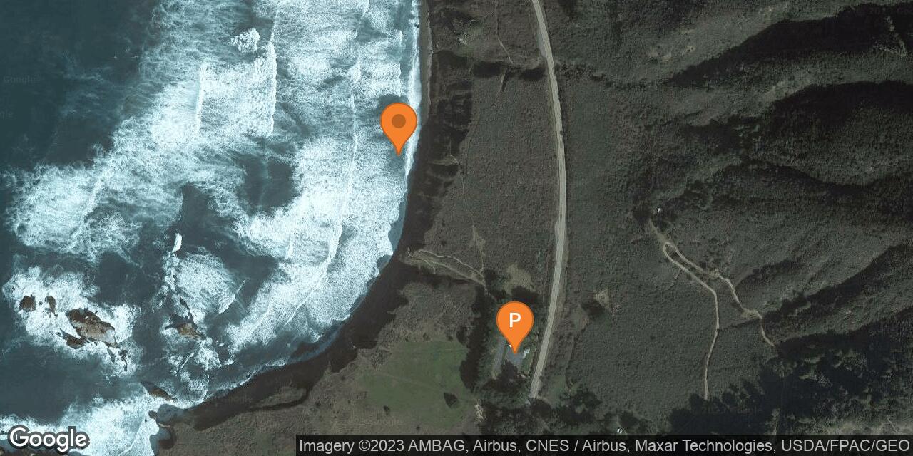 Map of Sand Dollar Beach