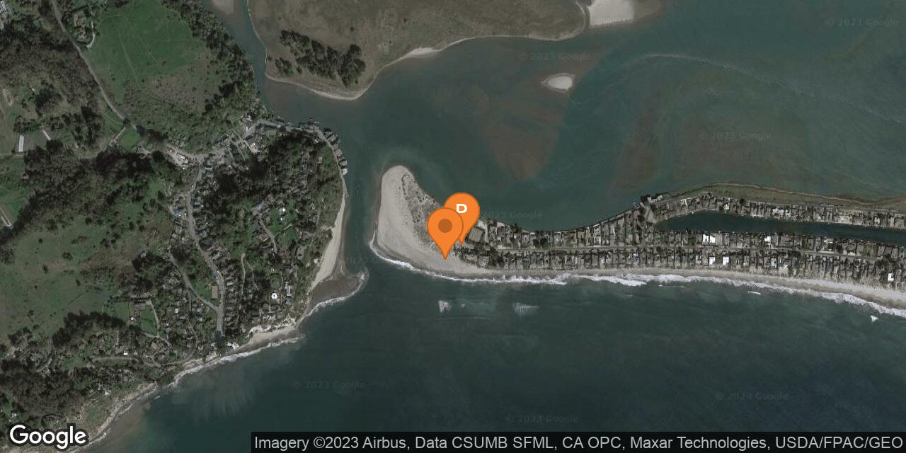 Map of Seadrift Beach