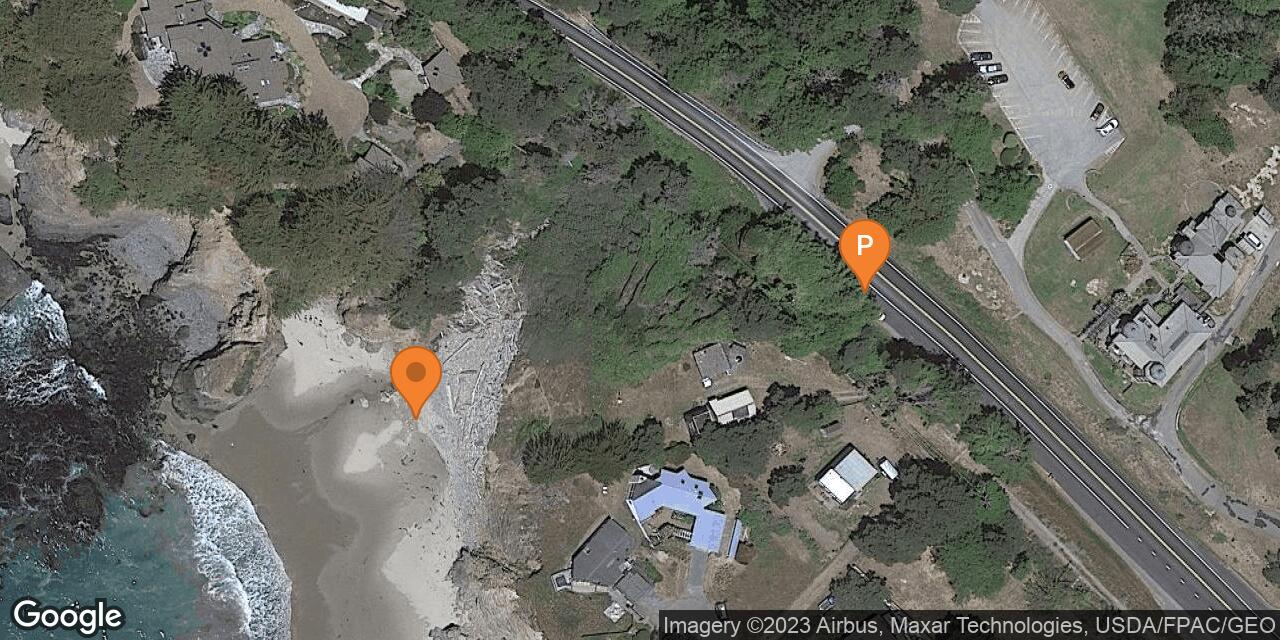 Map of St. Orres Creek Beach