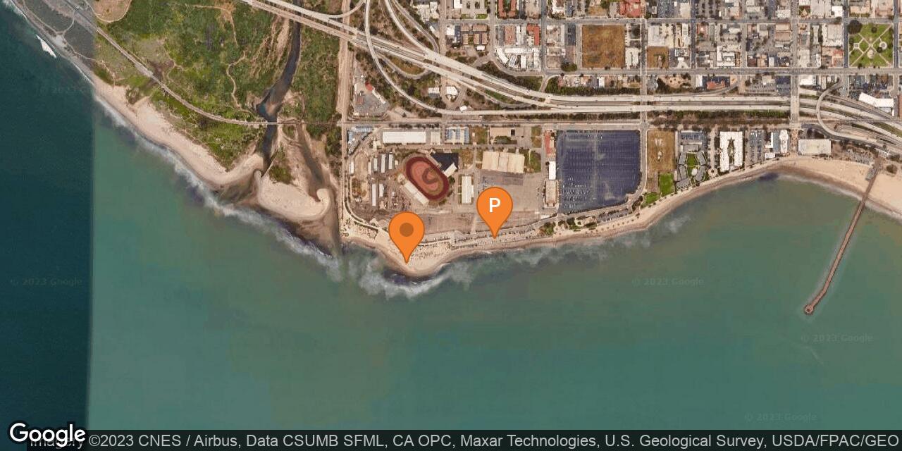 Map of Surfers Point Beach