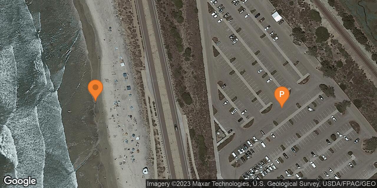 Map of Torrey Pines State Beach – North Beach