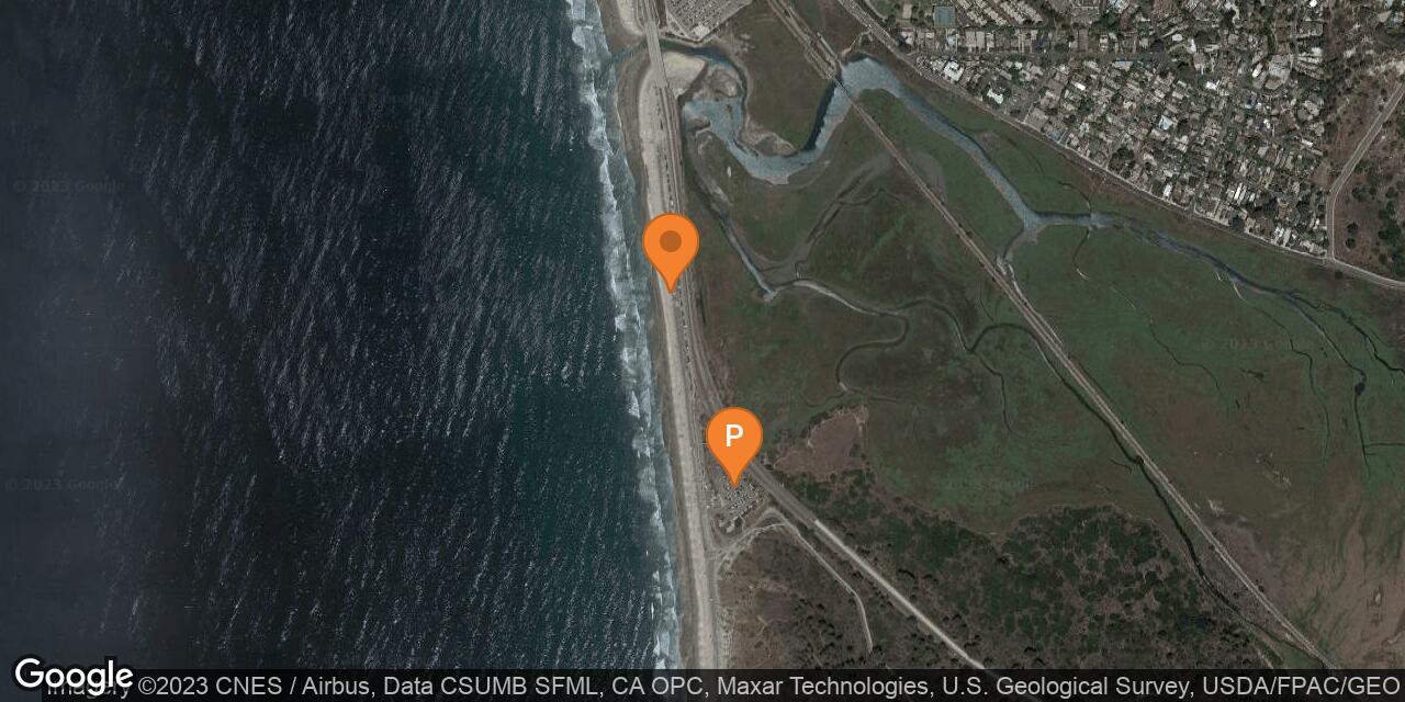 Map of Torrey Pines State Beach – South Beach