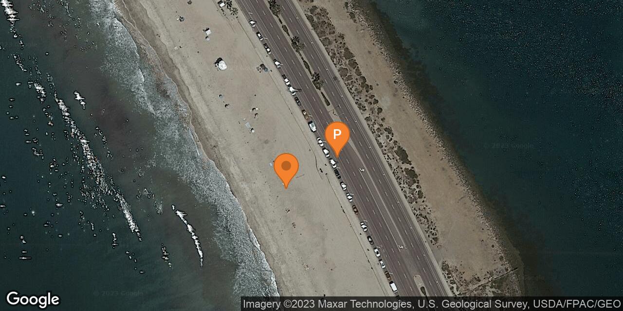 Map of Warm Water Jetty Beach