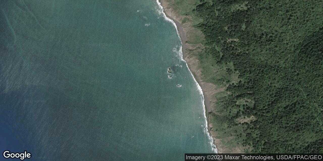 Map of Wheeler Beach