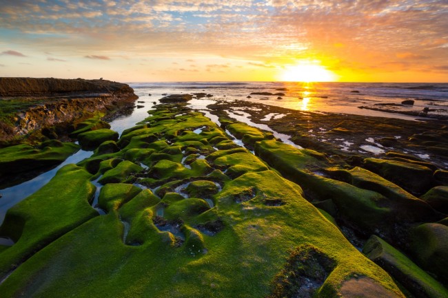 La Jolla Beach Sunset California Beaches La Jolla Beach Sunset California Beaches