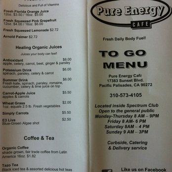 Pure Energy Cafe
