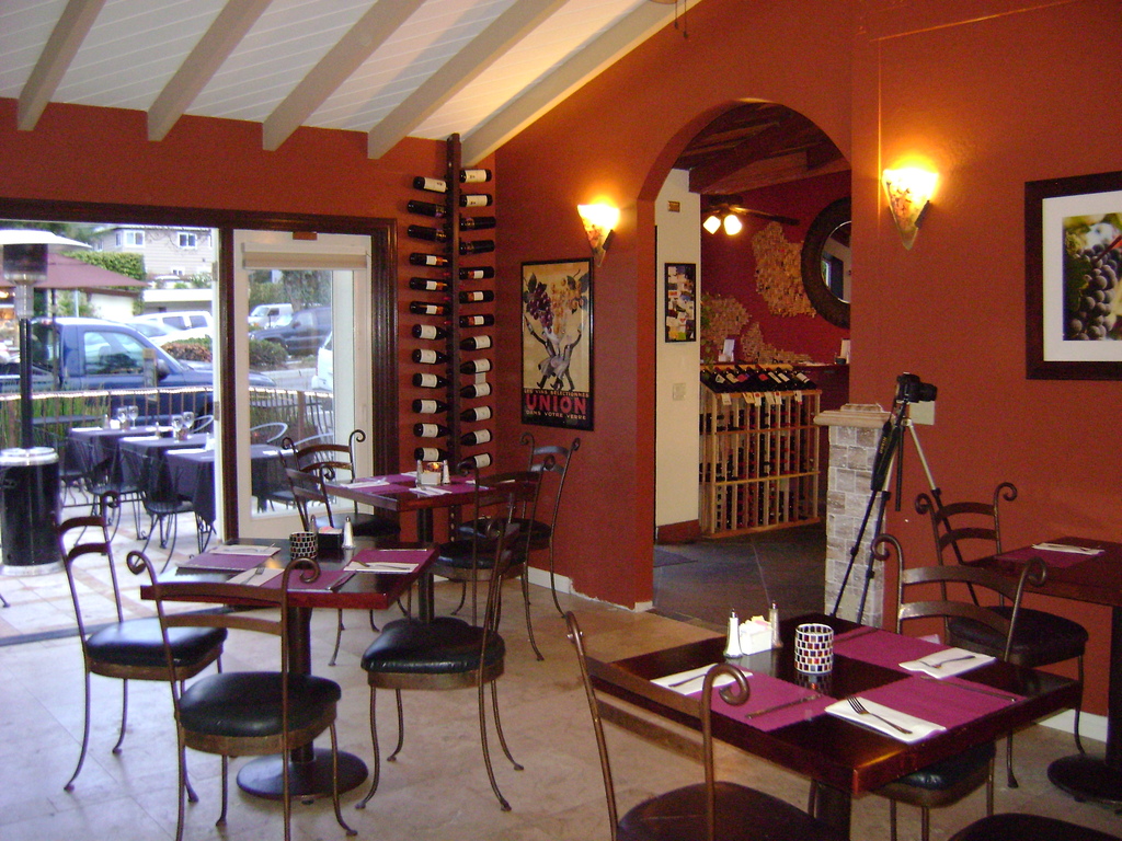 Crepes & Corks Cafe, Del Mar, CA California Beaches