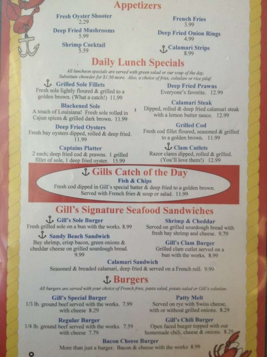 Gill’s By The Bay