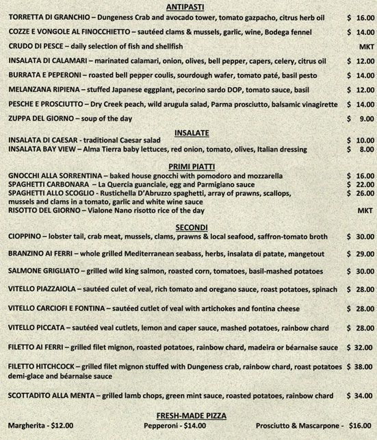 Bay View Restaurant – Inn at the Tides